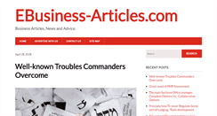 Desktop Screenshot of ebusiness-articles.com